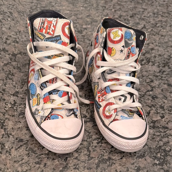 Converse chuck taylor High-Top Sneakers with Graphic Print 8 - Picture 1 of 14